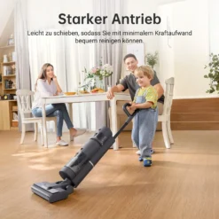Dreame H12 Nass Trockensauger Kabellos Handstaubsauger Waschsauger Mit Kantenreinigungsbürste, Selbstreinigungsfunktion, Schmutzerkennung, LED-Display, 900mL Wassertank Für Hartböden, Tierhaare -Besten Staubsauger Geschäft e30b86354b5ac0b4e262666856424684