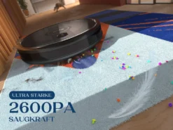 KYVOL E25 Staubsauger Roboter 2600PA Mit Ladestation, WLAN Staubsauger Mit Präzise Kartentechnologie, Bis Zu 150Min Laufzeit -Besten Staubsauger Geschäft e385e207ffe9a892a65cd5bf5e059725