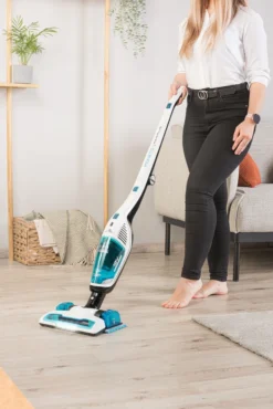 ETA MONETO AQUAPLUS ETA444990010, Stab- Und Handstaubsauger Mit Nasswischen 3 In 1, 18 V Li-Ion Akku, HEPA Filter, Zyklonfiltersystem, LED Kontrollleuchte -Besten Staubsauger Geschäft e3ce8f5e798f3736a202e30d6994c79c