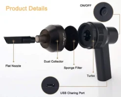 Elektrischer Staubsauger, Luftstaubsauger Leistungsstarkes Gebläse Alternative Druckluftspray Tastaturreiniger Für PC, Laptop, Sofa 9 Elektrischer Staubsauger, Luftstaubsauger Leistungsstarkes Gebläse Alternative Druckluftspray Tastaturreiniger Für PC, Laptop, Sofa -Besten Staubsauger Geschäft e62ba3220f360d81ea9de33619d2908b 1