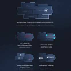 Roidmi EVE Plus Roboter Staubsauger Nass-Trocken-Saugroboter,50 Watt,2700pa Mit Sauberer Basis Und Beutel,Weiß -Besten Staubsauger Geschäft eba793e9fa528533b739b1768f21d438