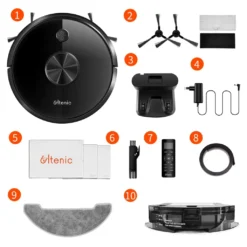 Ultenic D5s Pro 3-In-1 Staubsauger Roboter WLAN Saugroboter 3000 PA Staubsauger Roboter Für Tierhaare Saugroboter Appsteuerung Alexa Google Home -Besten Staubsauger Geschäft f0b6bbb84916c839c0c840e20d002856