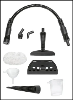 Clatronic DR 3653 Dampfreiniger, Wassertank: Ca. 250 Ml, 3,5 Bar Max. Dampfdruck, Schwarz-gelb -Besten Staubsauger Geschäft f26c51a2bbaff726b449bd8d157fb0fb