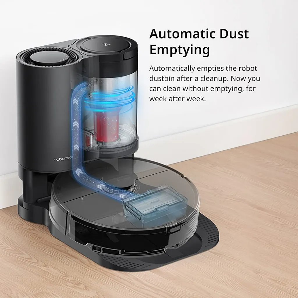 Roborock Auto-Empty Dock Für Roborock S7, S7 MaxV Staubsauger Roboter, Automatic Dust Collection, 3L Dust Bag, App-Control Schwarz 8 Roborock Auto-Empty Dock Für Roborock S7, S7 MaxV Staubsauger Roboter, Automatic Dust Collection, 3L Dust Bag, App-Control Schwarz – Bild 8