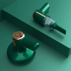 Kabellos Handstaubsauger Milbensauger USB Aufladen Für Haus Und Auto 1200mAh Grün