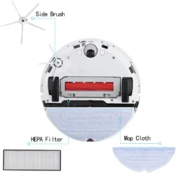 Original Roborock S7 Maxv Ultra/S7 Pro Ultra/S7/S7 Maxv Staubsauger Roboter Zubehör, Mit Mopps, HEPA-Filter Und Weißer Seitenbürste -Besten Staubsauger Geschäft f606af2ada6d630fad5649c9dd56cc0e