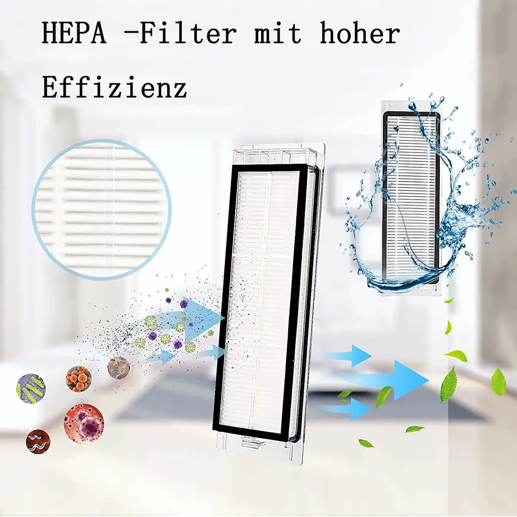 Passend Für Xiaomi Roborock S5 Max/S6 Pure/S6 MaxV Staubsauger HEPA Filter/Bürste/Mopp/Tuch Zubehör 13-teiliges Set 1 Passend Für Xiaomi Roborock S5 Max/S6 Pure/S6 MaxV Staubsauger HEPA Filter/Bürste/Mopp/Tuch Zubehör 13-teiliges Set