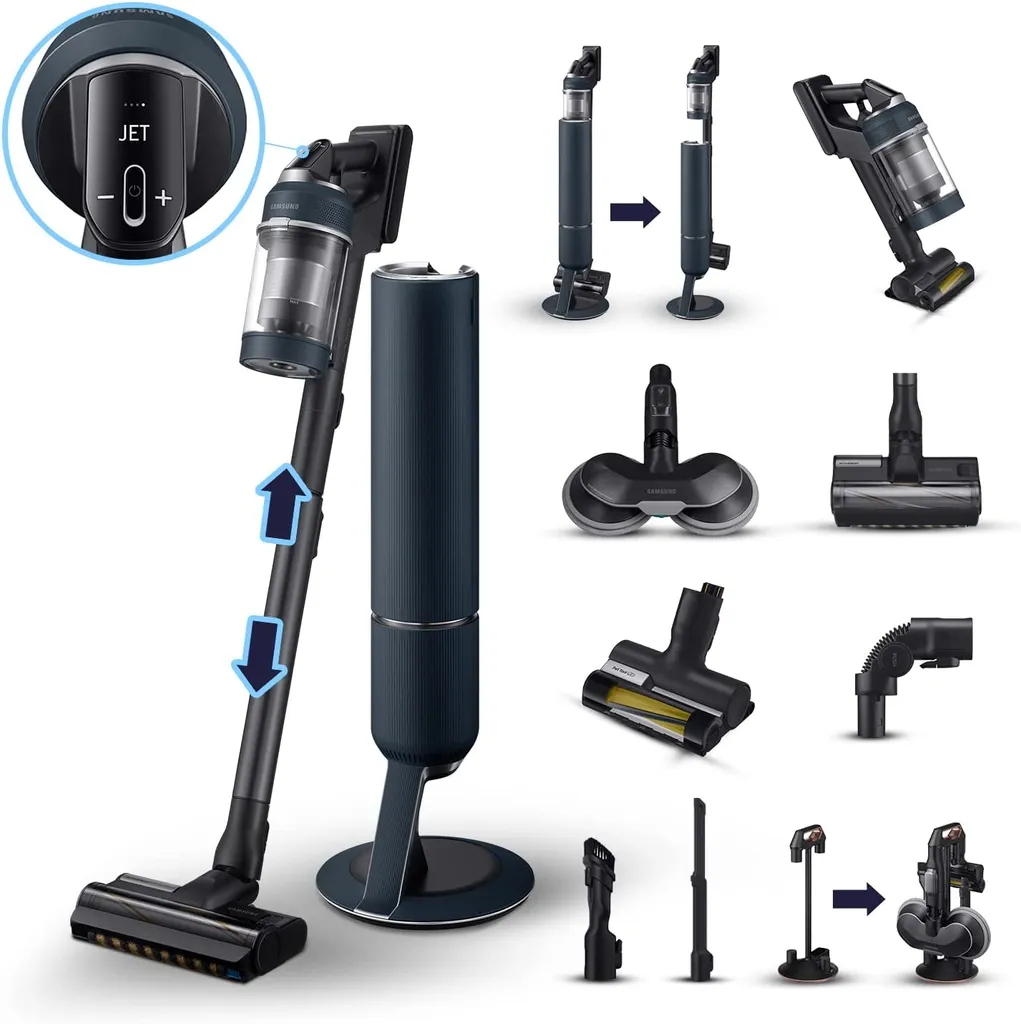 Samsung VS20A95973B/WA BESPOKE Jet Pro Extra Akku-Handstaubsauger Kabellos Blau 13 Samsung VS20A95973B/WA BESPOKE Jet Pro Extra Akku-Handstaubsauger Kabellos Blau – Bild 13