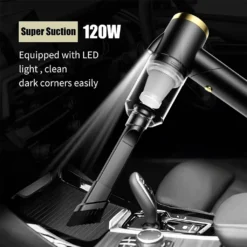 Auto Staubsauger, Rikimxin Handstaubsauger 9000Pa Starke Power Sauger Tragbarer Mini Autostaubsauger Kabellos Wiederaufladbar Staubsauger Mit LED-Licht 90° Rotation Vakuum ,Black -Besten Staubsauger Geschäft fb04360dc12c200d9533cce029f6ffcd 1