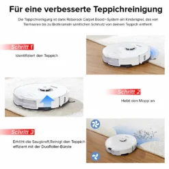 Roborock S8 Staubsauger Roboter Sonic Saugroboter 6000Pa DuoRoller-Bürste VibraRise Wischen 3D-Mapping 3D-Strukturiertes Licht LiDAR Kindersicherung APP Control (Weiß) 29 Roborock S8 Staubsauger Roboter Sonic Saugroboter 6000Pa DuoRoller-Bürste VibraRise Wischen 3D-Mapping 3D-Strukturiertes Licht LiDAR Kindersicherung APP Control (Weiß) -Besten Staubsauger Geschäft fe23842a7b7edad3b2b18c0b3c7e156c