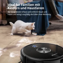 Ultenic D5s Pro 3-In-1 Staubsauger Roboter WLAN Saugroboter 3000 PA Staubsauger Roboter Für Tierhaare Saugroboter Appsteuerung Alexa Google Home -Besten Staubsauger Geschäft fe86ad6267338250b981e8569bc3f762